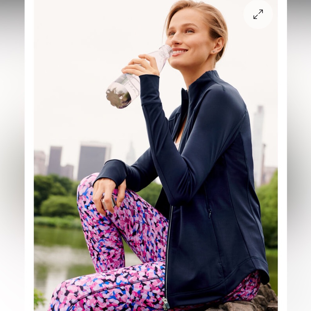 Performance Interlock Mockneck Jacket Size P- Gen… - image 3